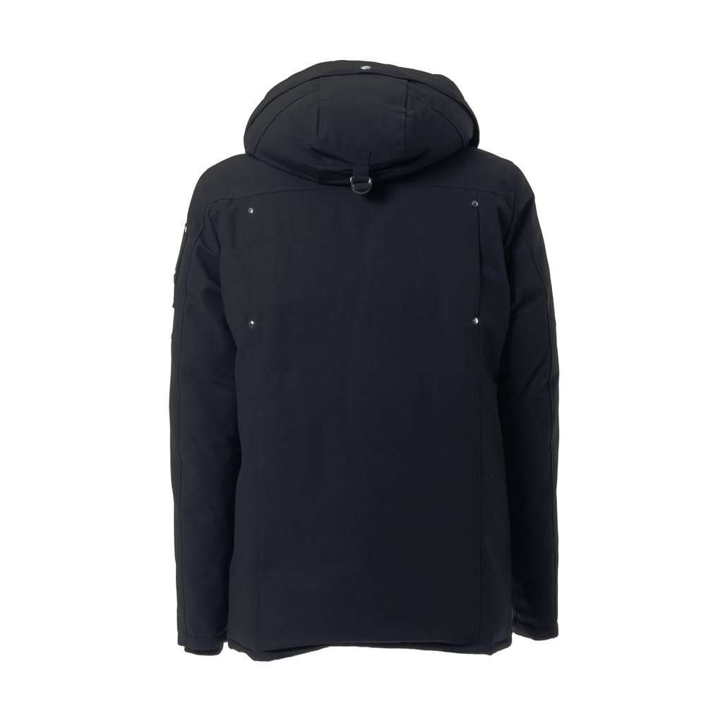 Unsigned Moose Knuckles Black Down Parka Jacket - '10s Black Cotton Good - Inside View