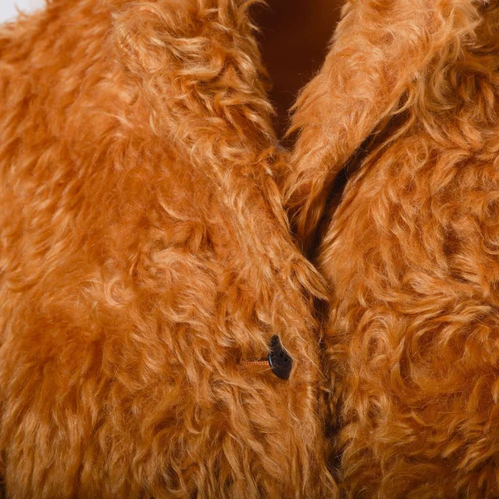 Prada Runway Mohair Faux-Fur Coat – '10s Orange Good - Box View