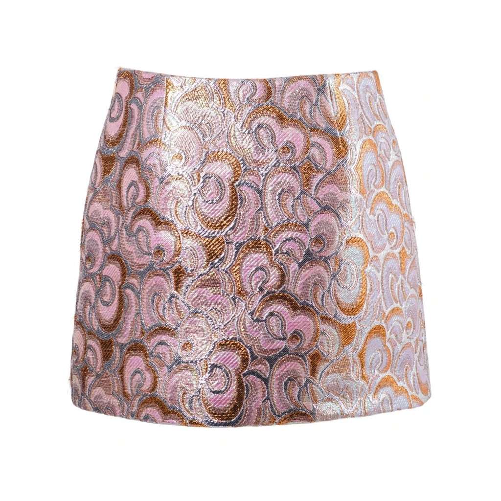 Miu Miu Mini Skirt – '10s Red Good - Inside View