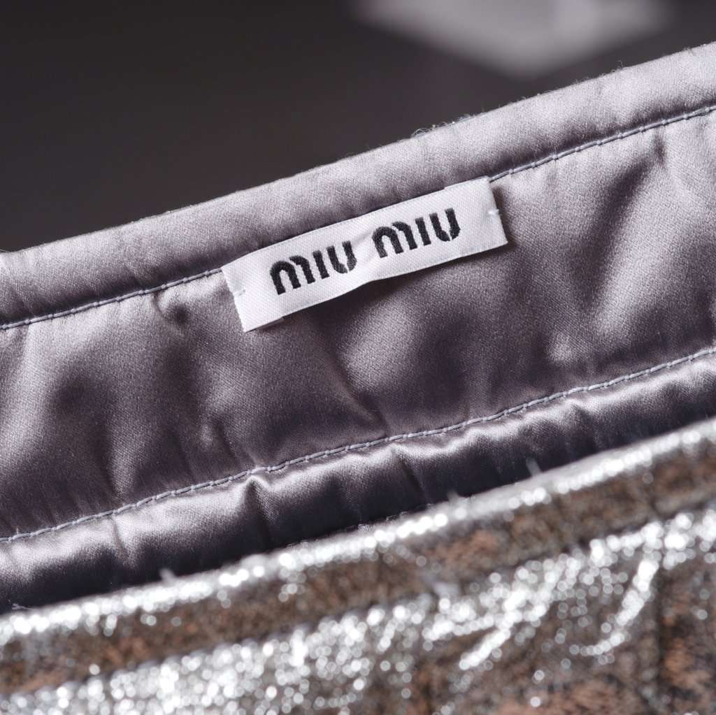Miu Miu Archive Skirt - '10s Red Good - Model View