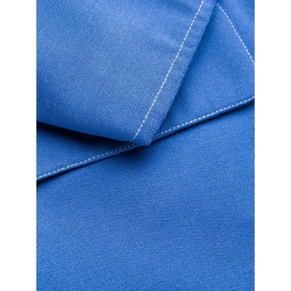Valentino Light Blue Wool Coat - '80s Blue Wool Good - Box View