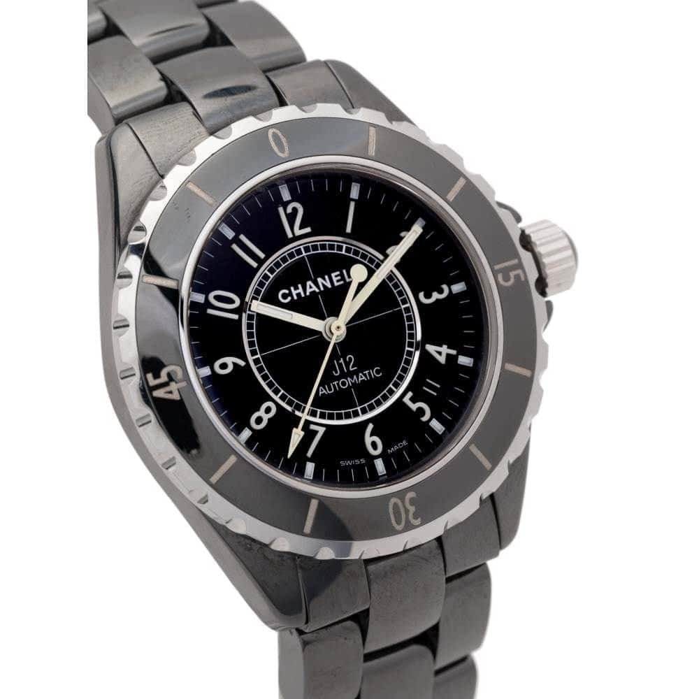 Chanel "J12 38 mm" Watch - 2000s Black Good - Inside View