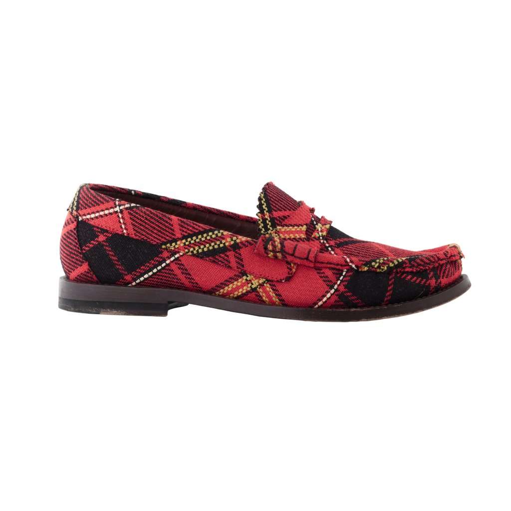 Vivienne Westwood Tartan Loafers - '00s MultiColor Good - Front View
