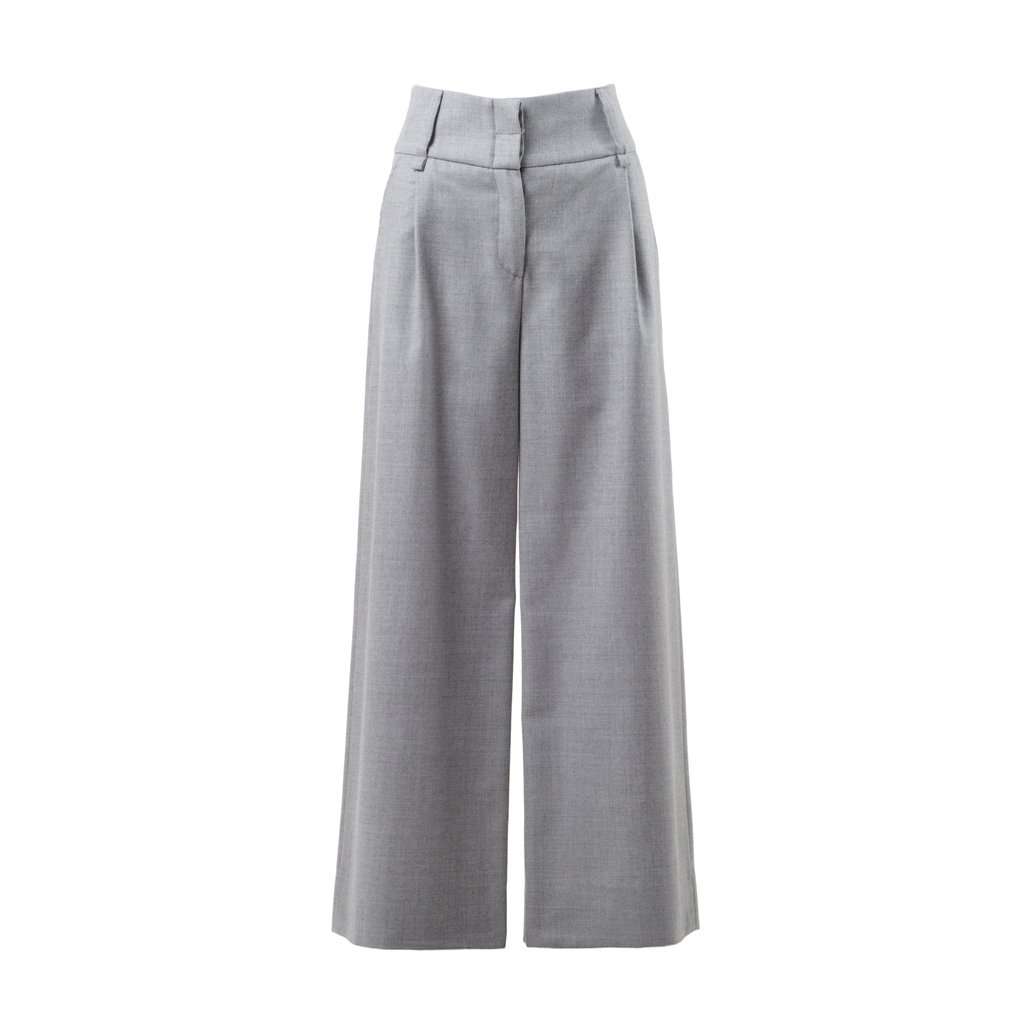 Vivienne Westwood Leg Trousers - '00s Grey Good - Front View