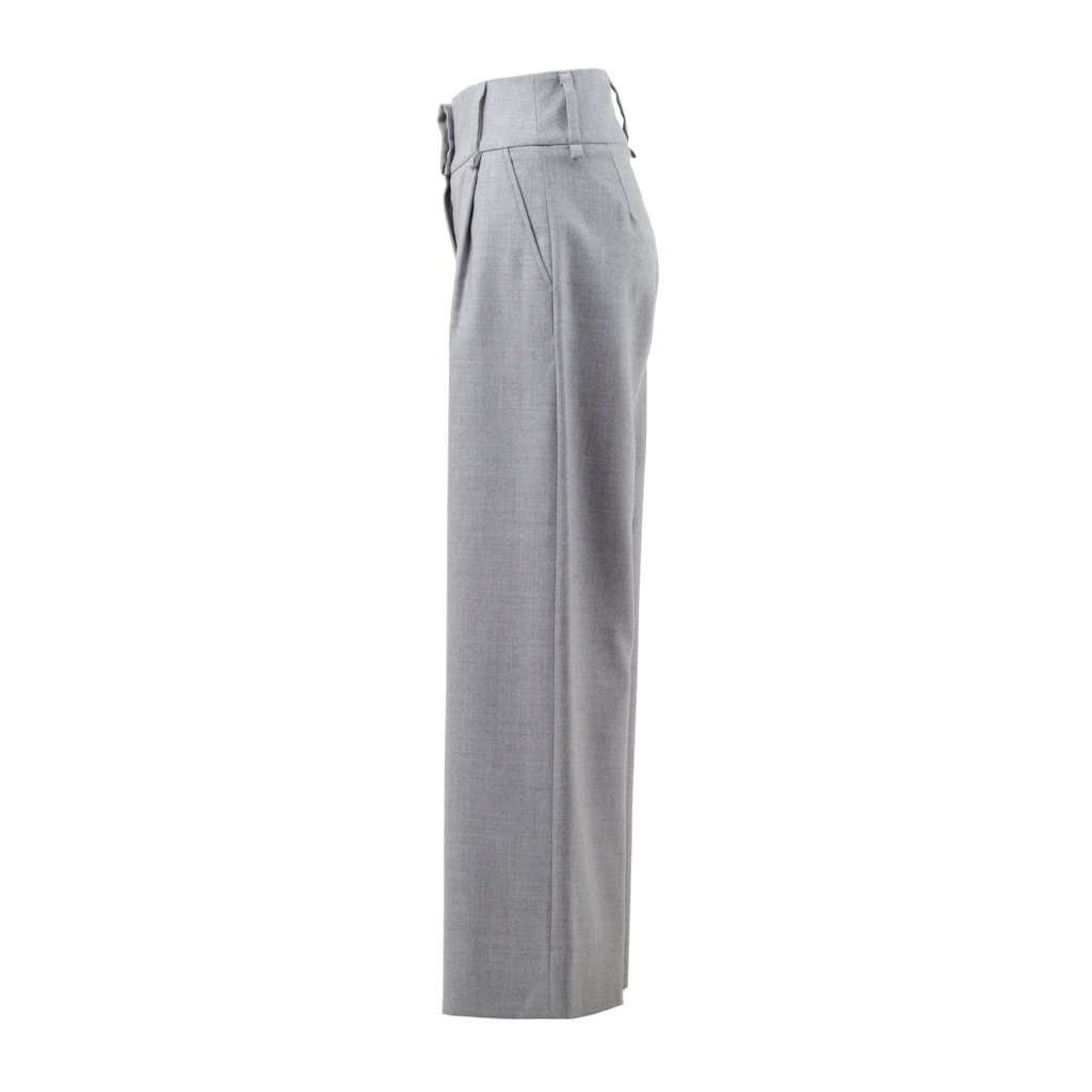 Vivienne Westwood Leg Trousers - '00s Grey Good - Back View