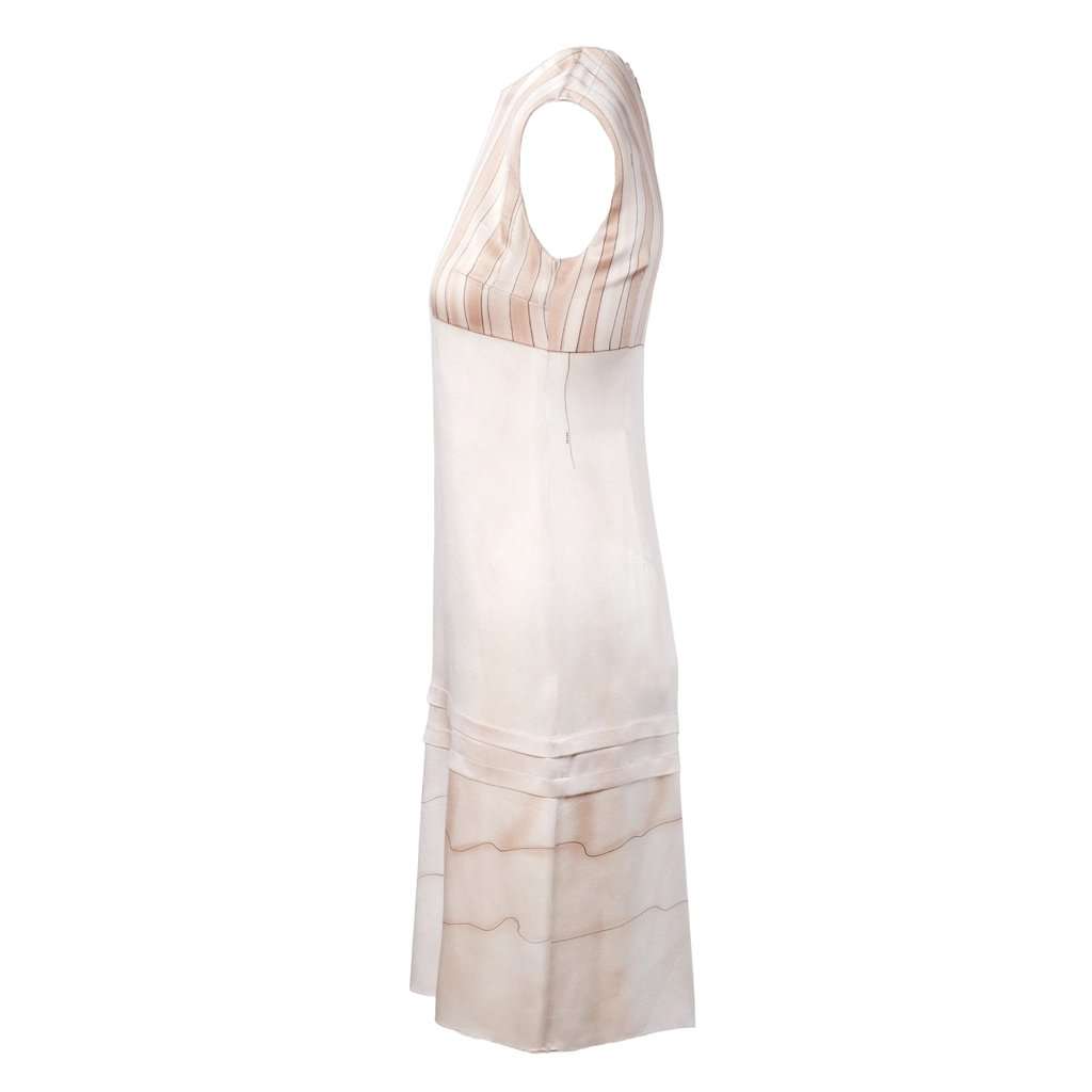Prada Midi Silk Dress - '00s Pink Silk Good - Inside View