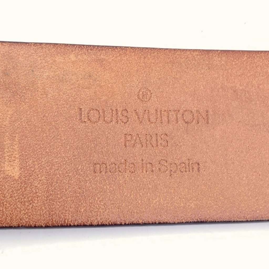 Louis Vuitton Belt Brown Canvas Good - Model View