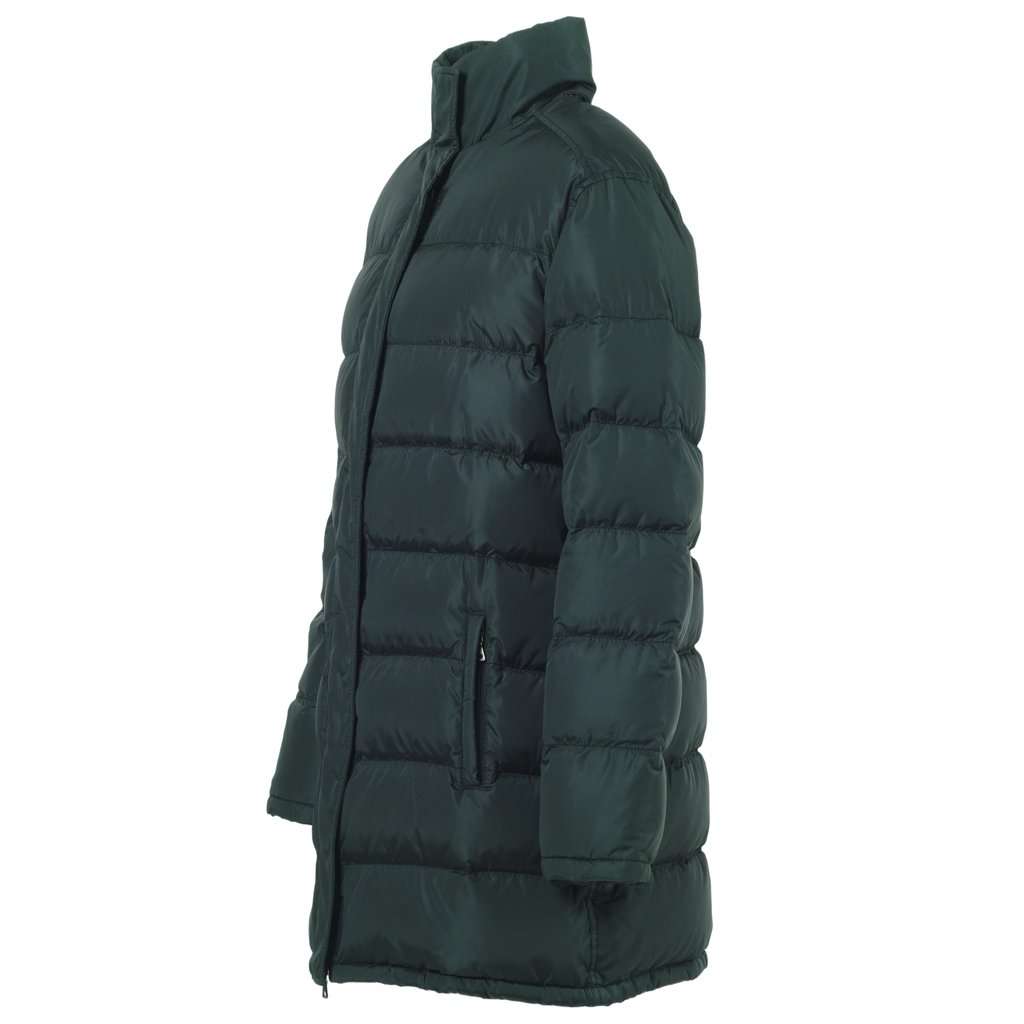 Prada Long Down Coat - '20s Green Good - Back View