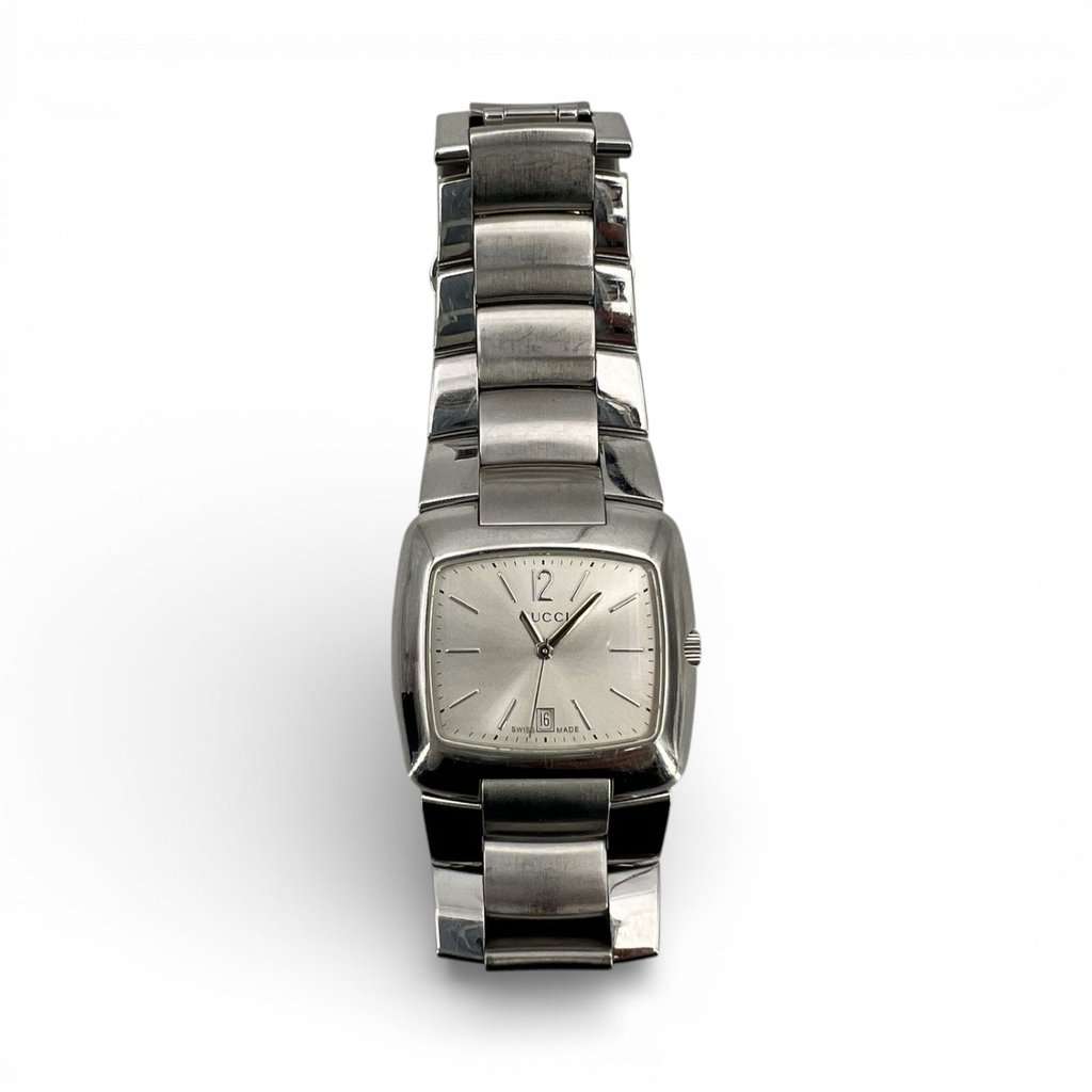 Gucci Watch Silver Good - Front View