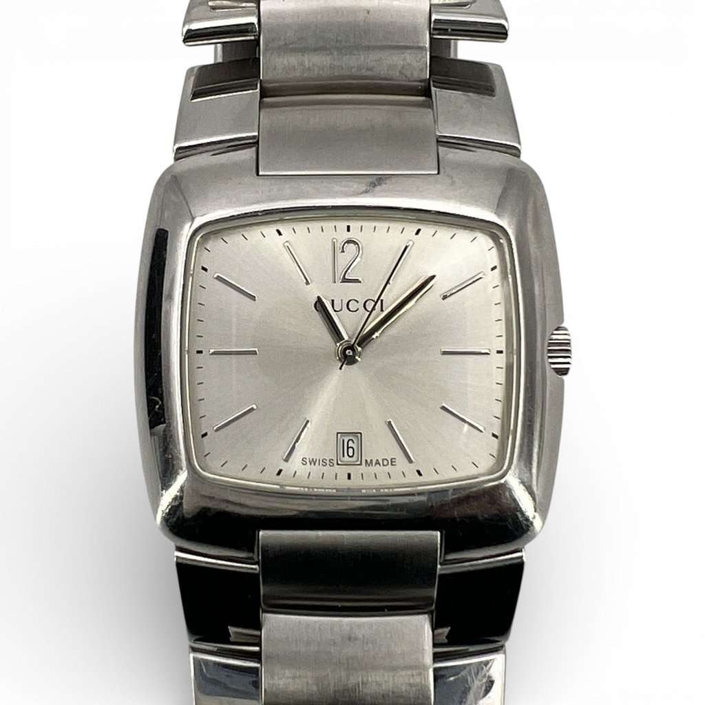 Gucci Watch Silver Good - Back View