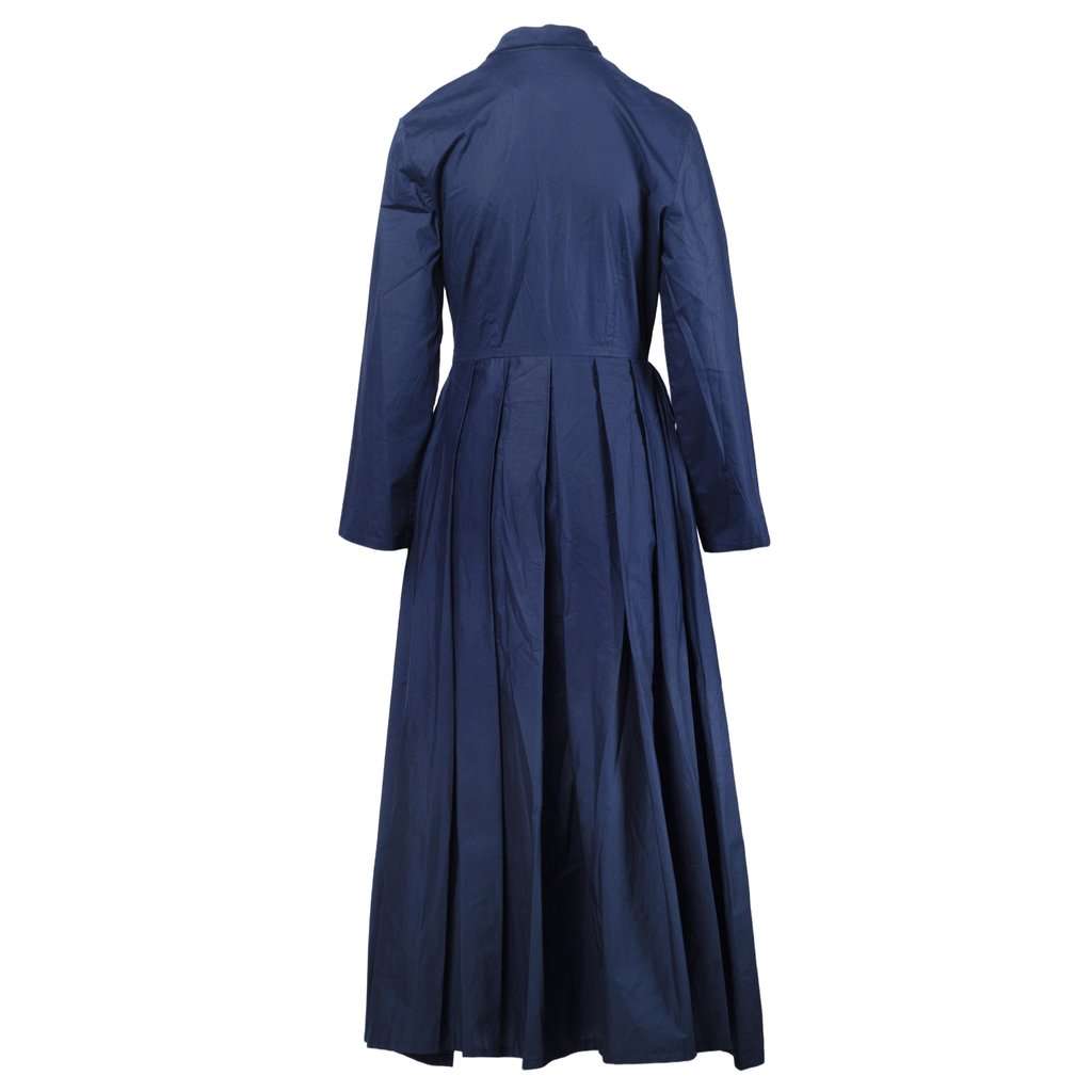 Unsigned Vivetta Navy Blue Long-Sleeve Dress - '10s Navy Good - Inside View