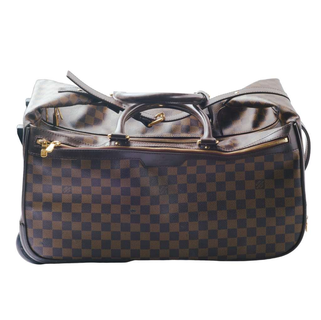 Louis Vuitton 50 Damier Ebene - '10s Brown Canvas Good - Front View