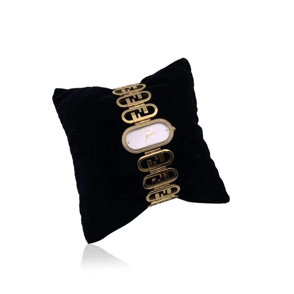 Fendi Watch Gold Good - Front View