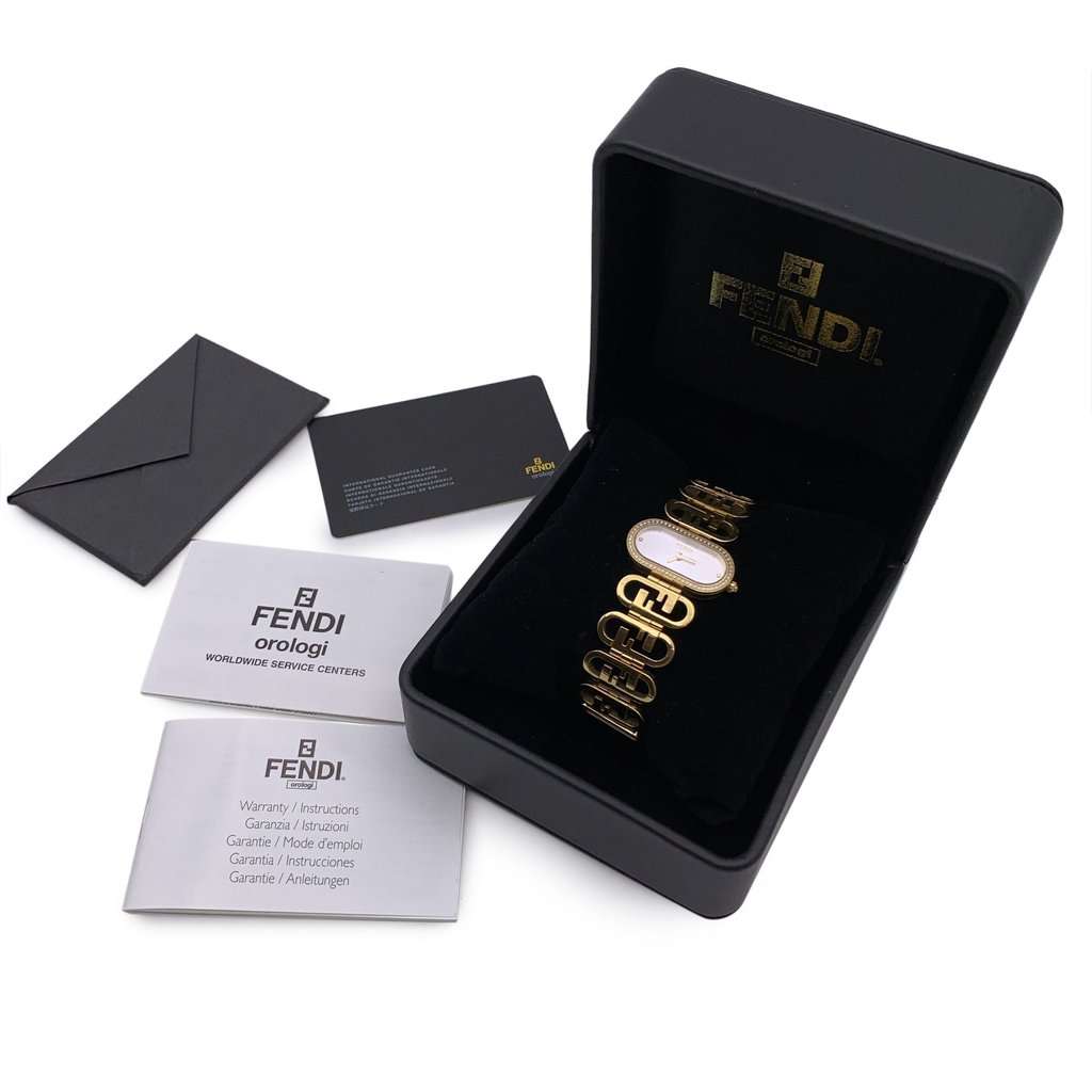 Fendi Watch Gold Good - Back View