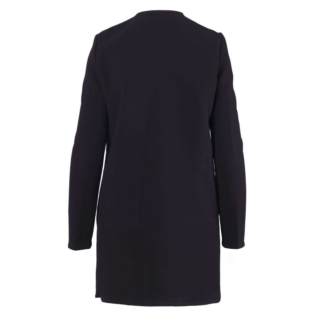 Céline Phoebe Philo Crêpe Zip Shift Dress- '10s White Good - Inside View