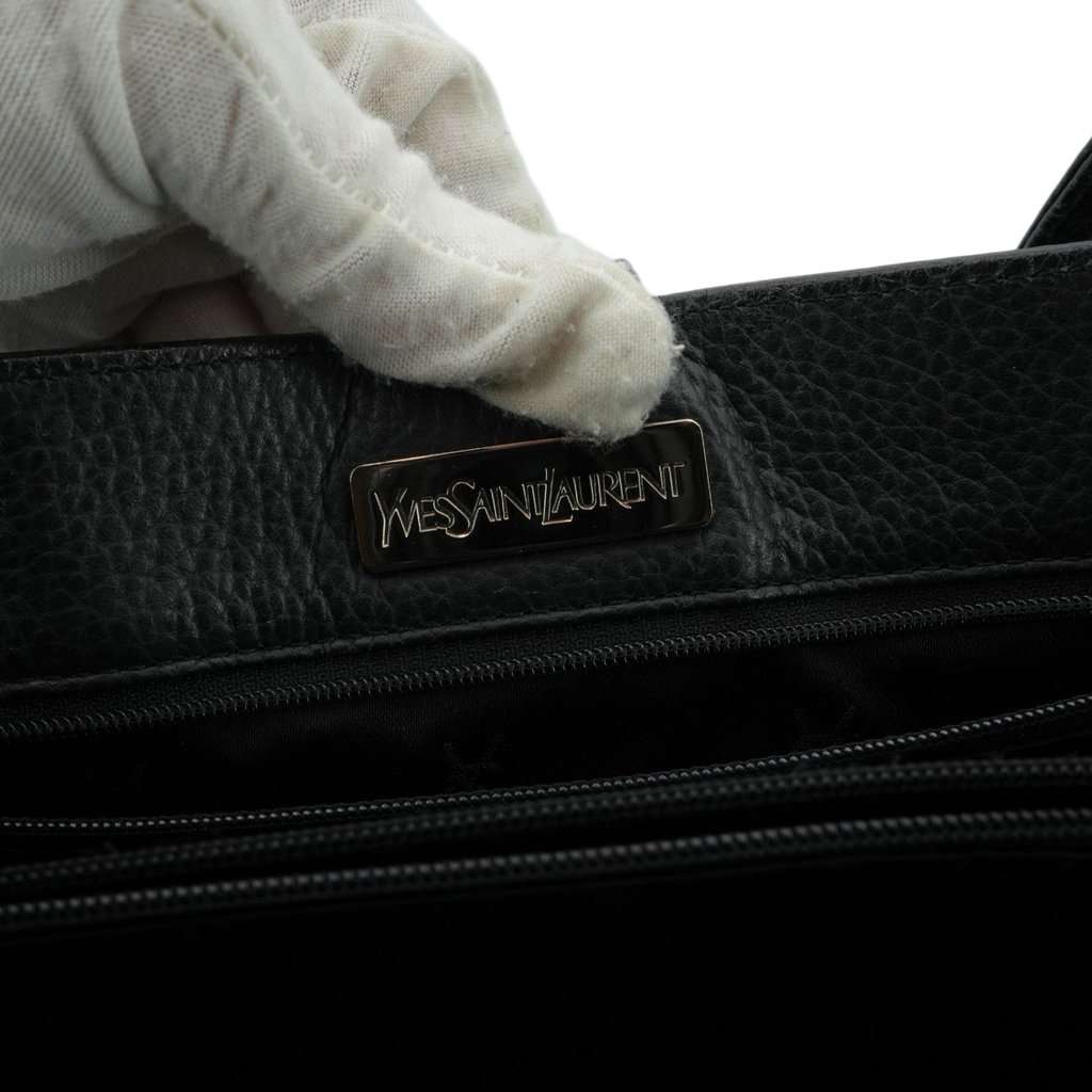 Yves Saint Laurent Tote Bag Vintage Heart Tote Black Leather Good - Box View