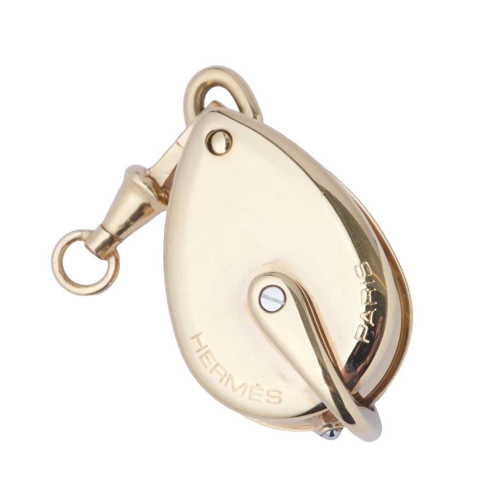 Hermès Secret Watch Pendant Necklace - '80s White Lace Good - Box View