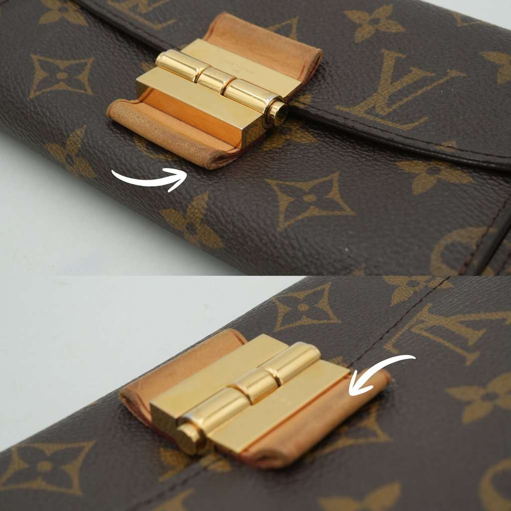 Louis Vuitton Wallet Brown Canvas Good - Inside View