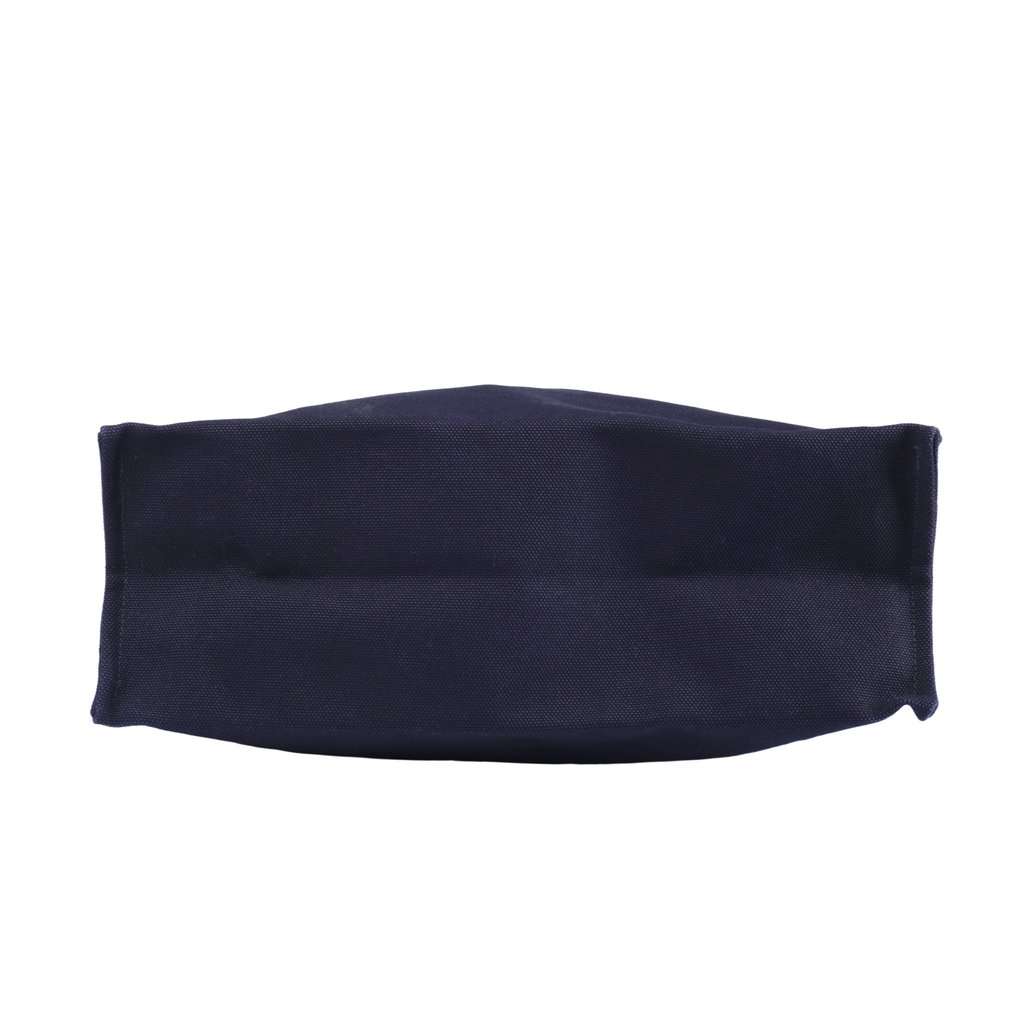 Hermès Toile Etrivière Shopping Tote - '10s Blue Canvas Good - Model View