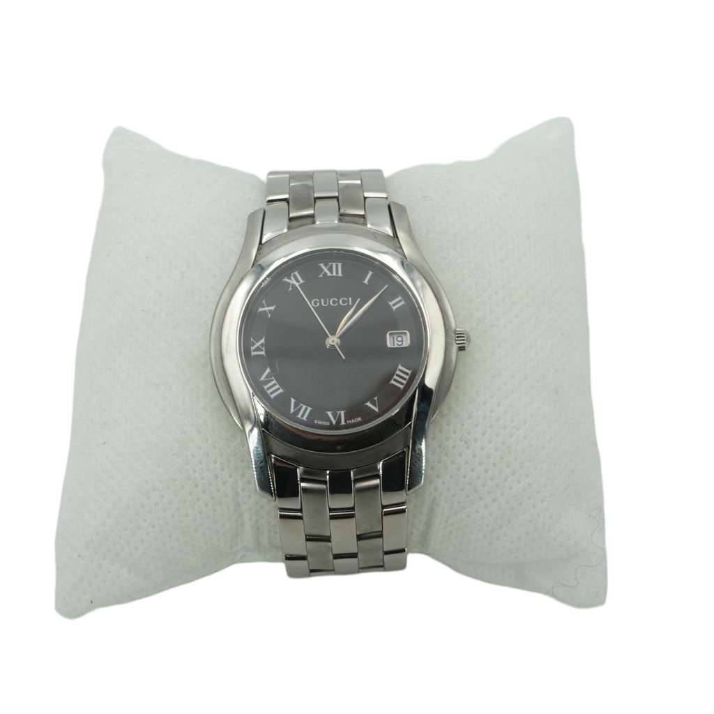 Gucci Watch Black Good - Front View