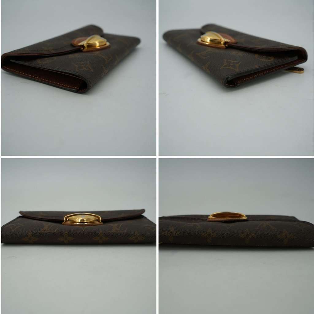 Louis Vuitton Wallet Brown Canvas Good - Inside View