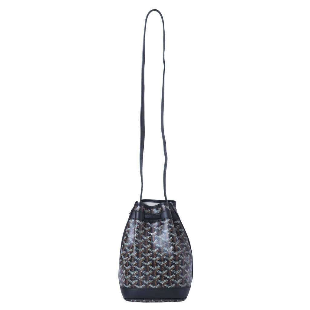Goyard Goyardine Petit Flot Bucket Bag PM - '10s Black Canvas Good - Model View