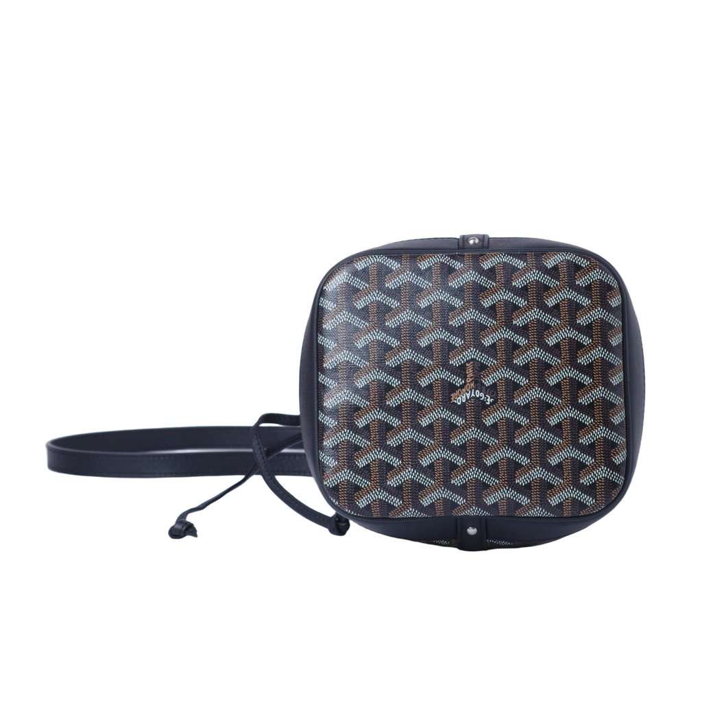 Goyard Goyardine Petit Flot Bucket Bag PM - '10s Black Canvas Good - Box View