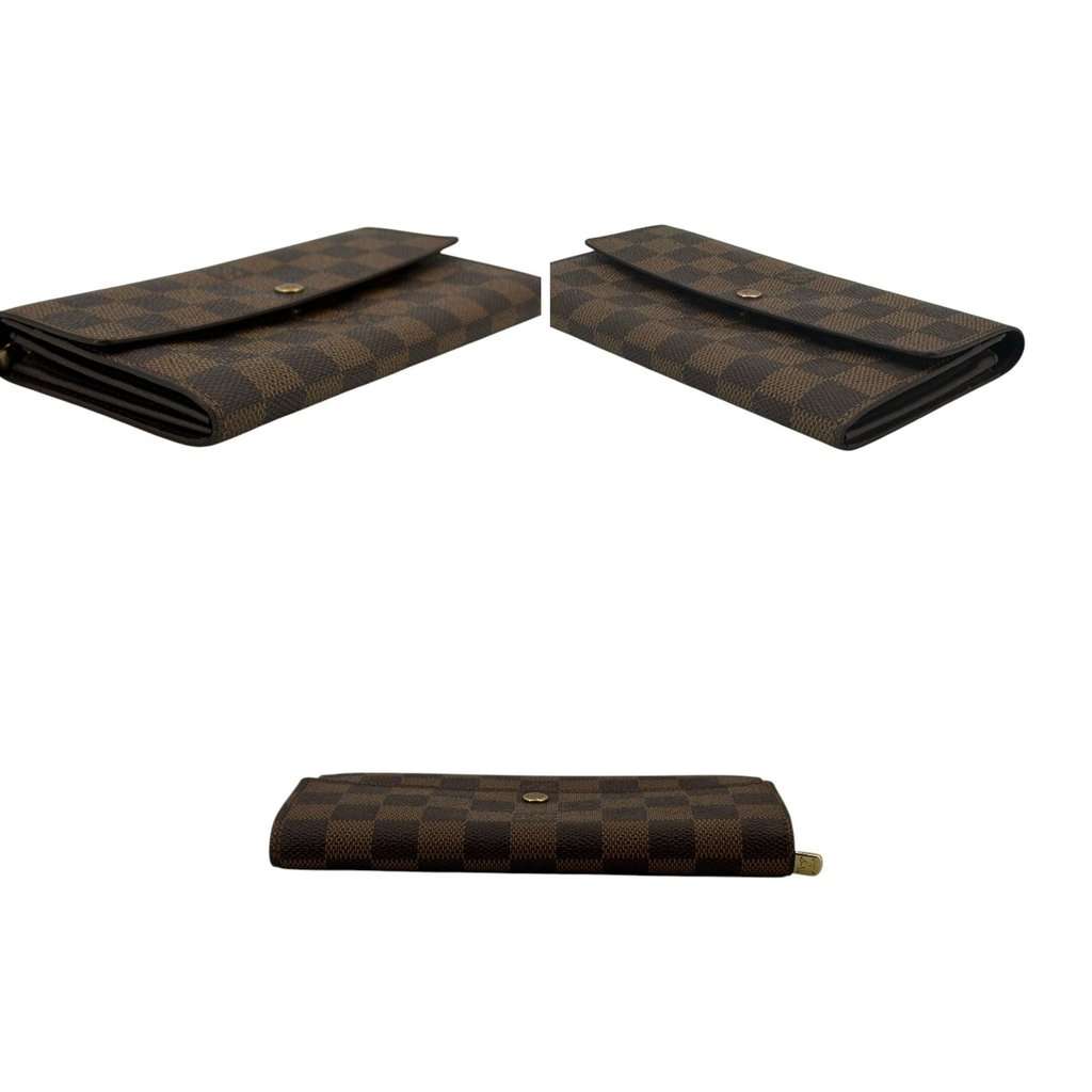 Louis Vuitton Wallet Brown Canvas Good - Inside View