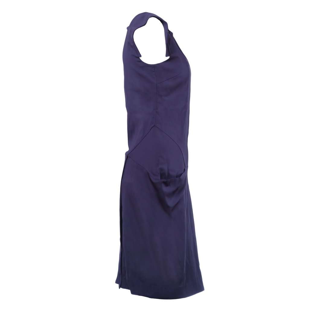 Vivienne Westwood Label Structured Crepe Midi Dress - '10s Red Good - Back View