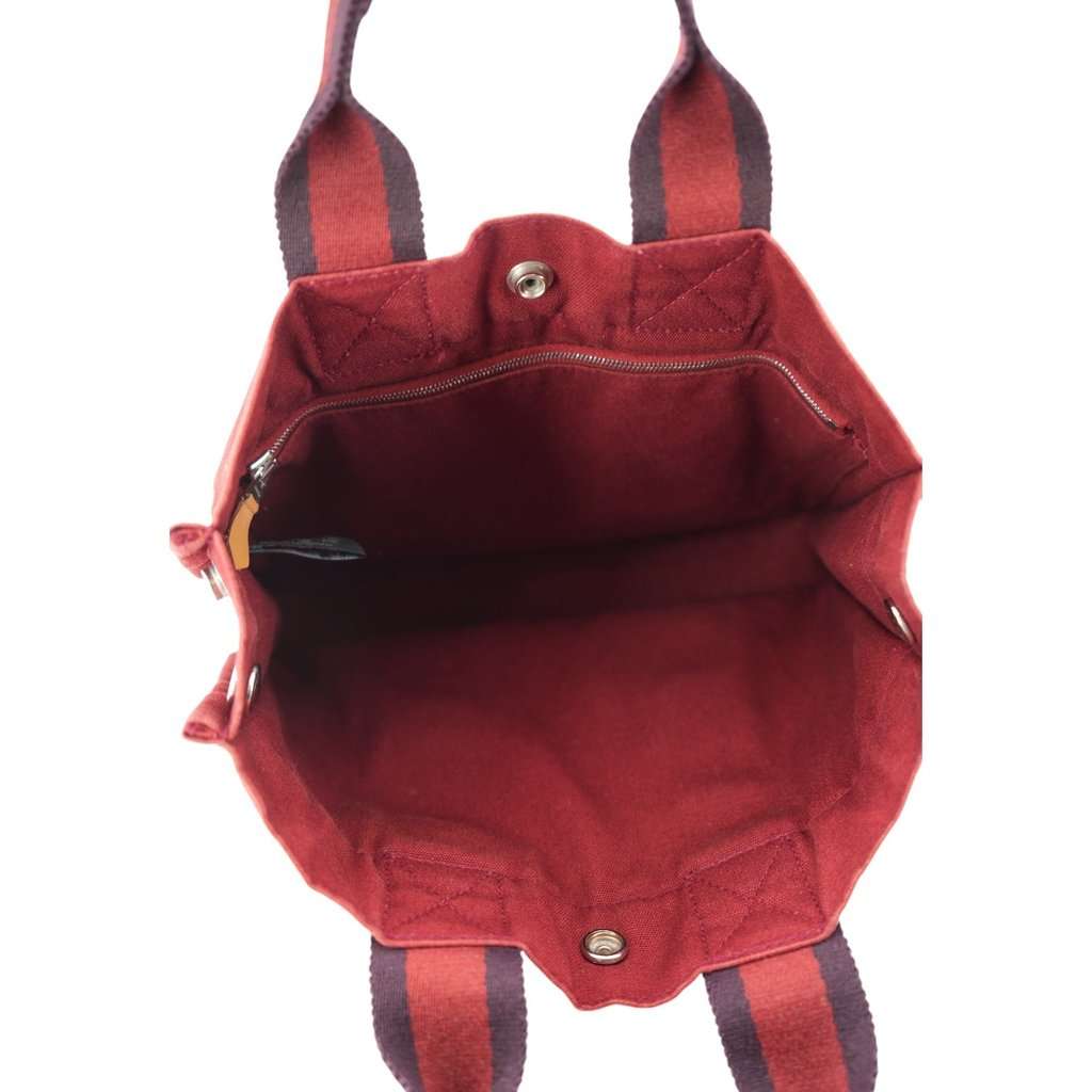 Hermes Tote Bag Vintage Fourre-Tout Red Cotton Good - Box View
