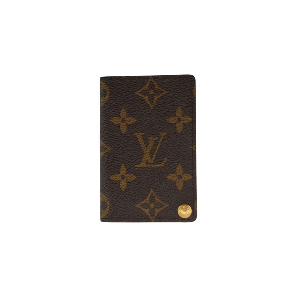 Louis Vuitton Wallet Brown Canvas Good - Front View