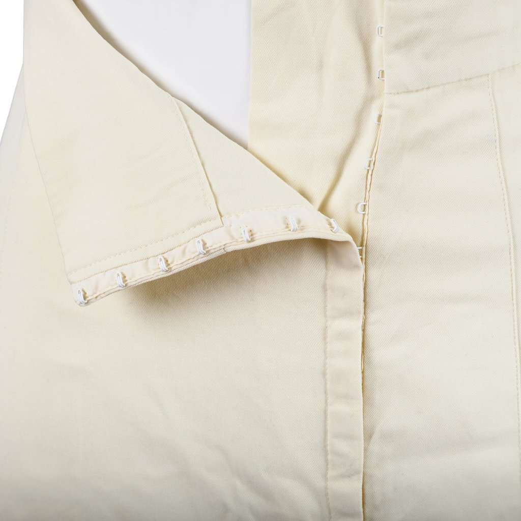 Miu Miu Cream Leather Midi Skirt - '90s Beige Leather Good - Box View