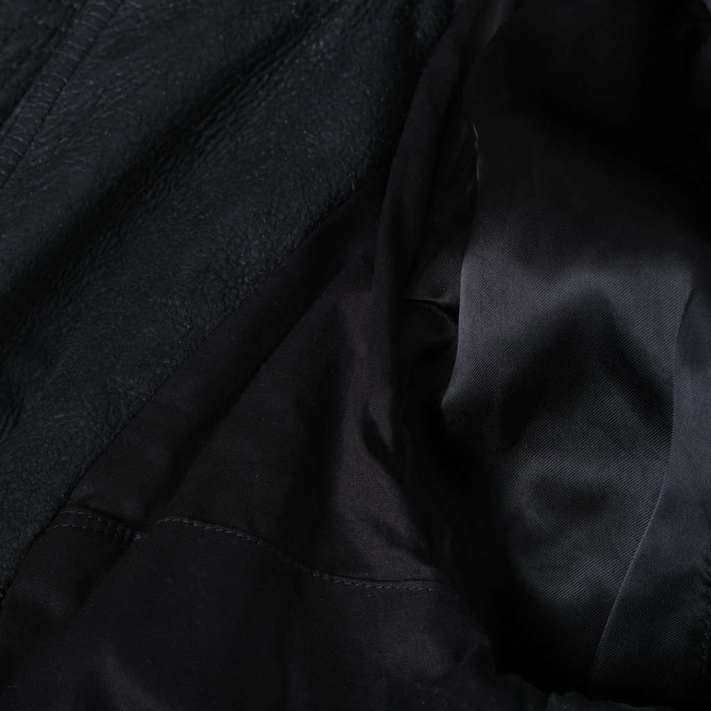 Rick Owens Porterville Metro Flight Jacket - '20s Black Leather Good - Box View