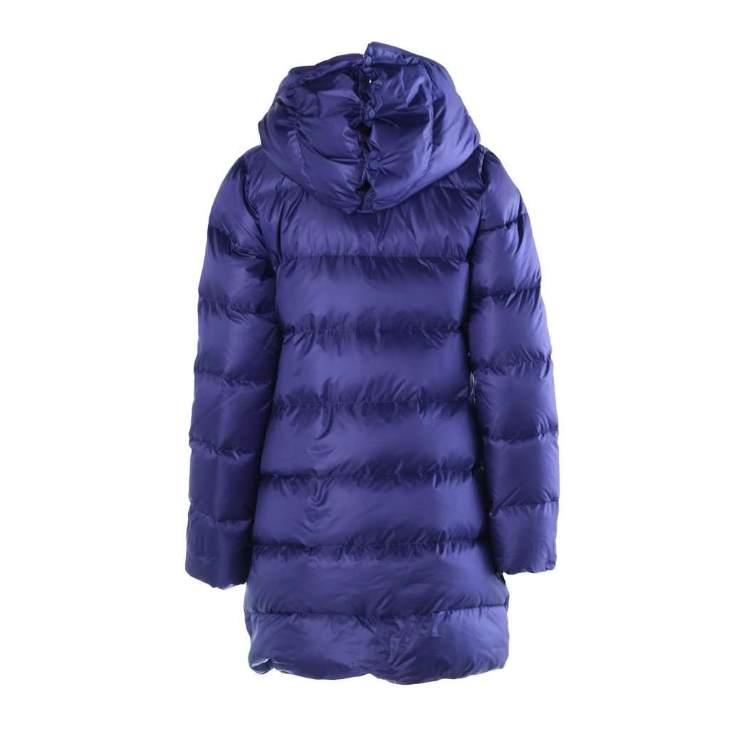 Issey Miyake Pleats Please Issey Miyake Down Jacket Blue - '00s Blue Satin Good - Inside View