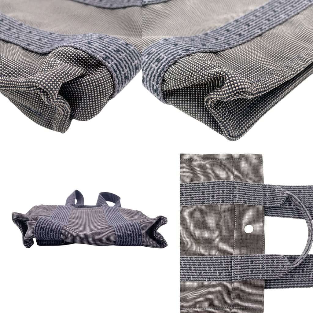 Hermes Backpack Herline Grey Leather Good - Model View