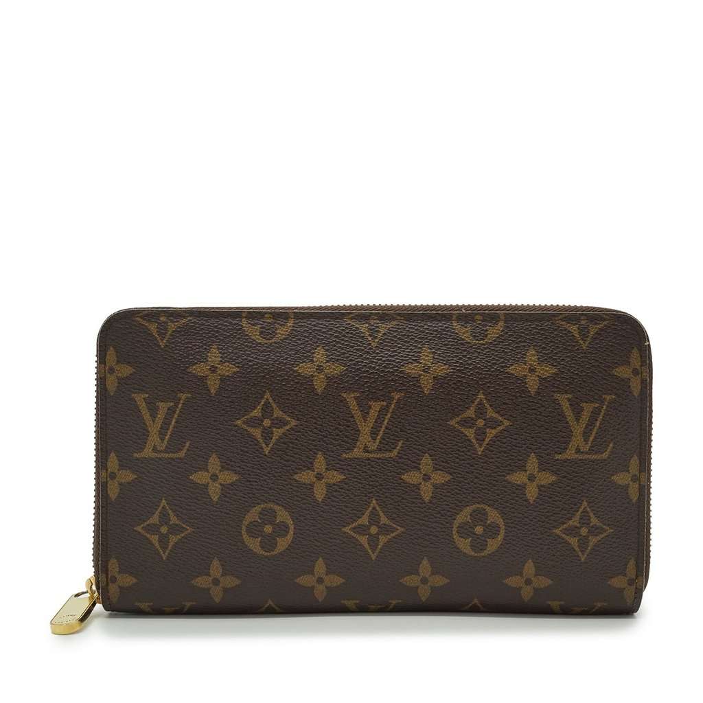 Louis Vuitton Wallet Brown Canvas Good - Front View