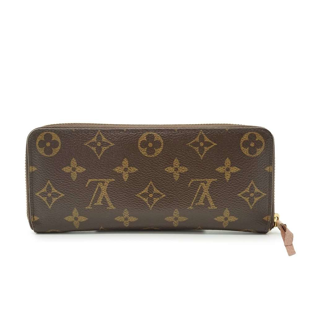 Louis Vuitton Wallet Brown Canvas Good - Back View