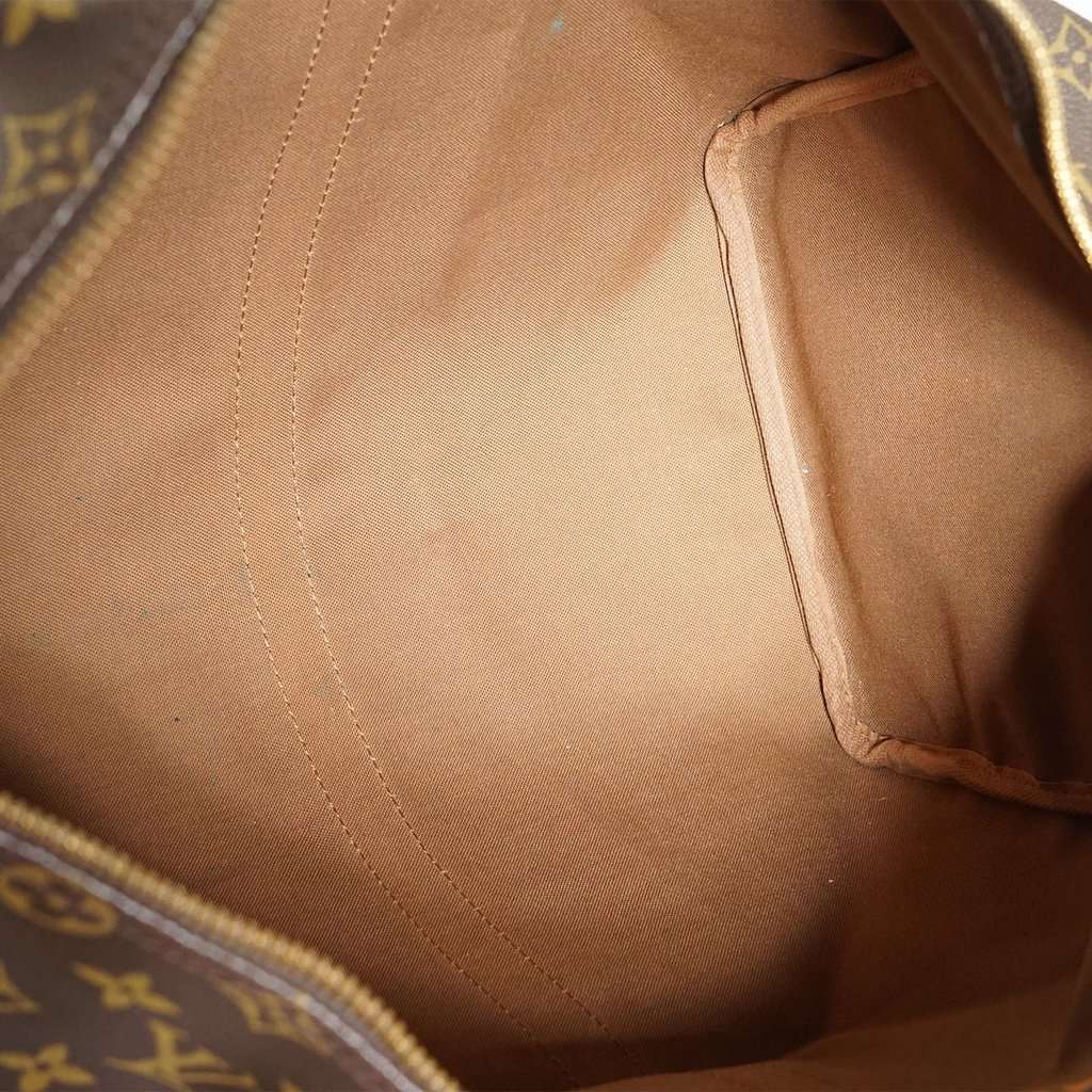 Louis Vuitton Luggage Vintage Keepall Brown Canvas Good - Box View