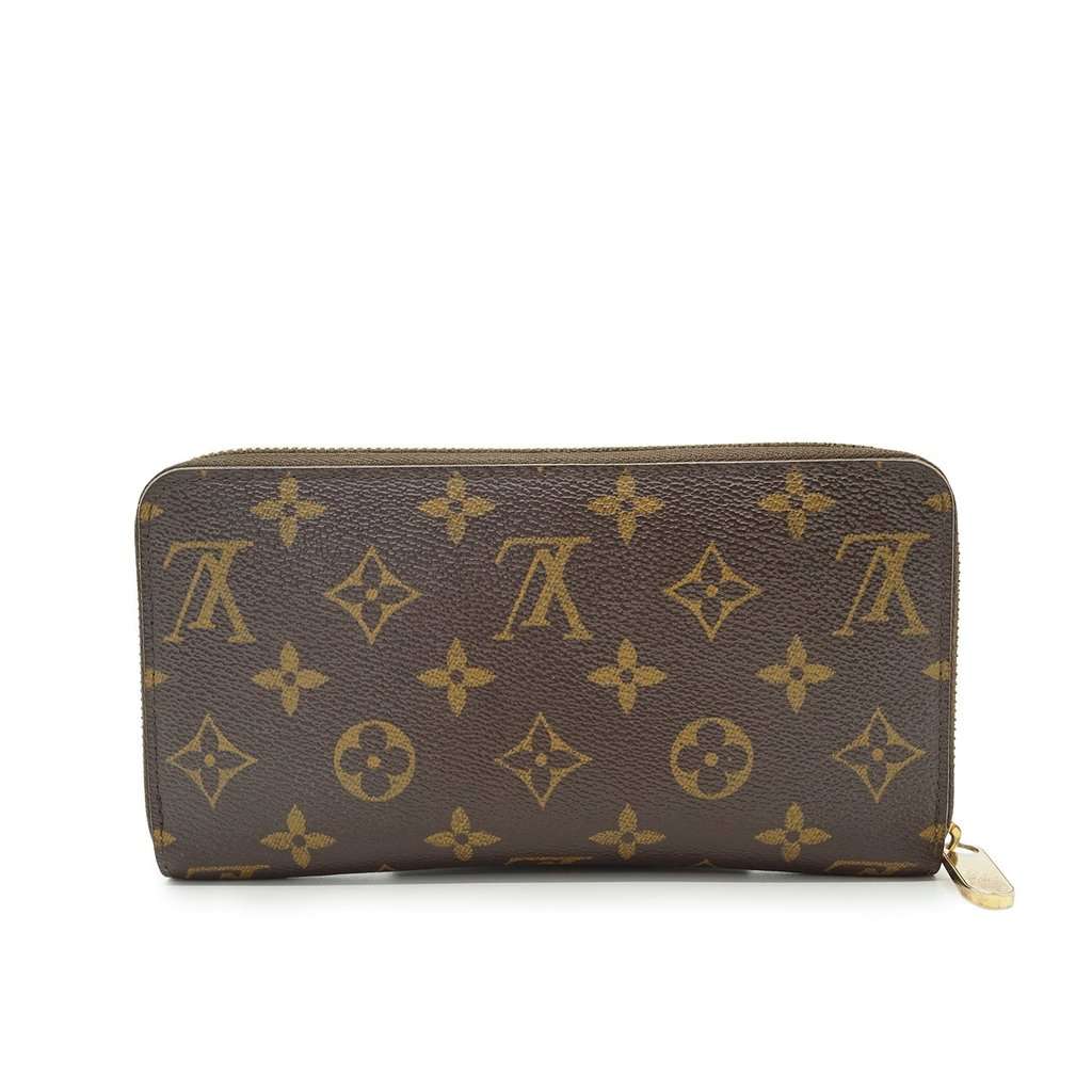 Louis Vuitton Wallet Gold Canvas Good - Back View