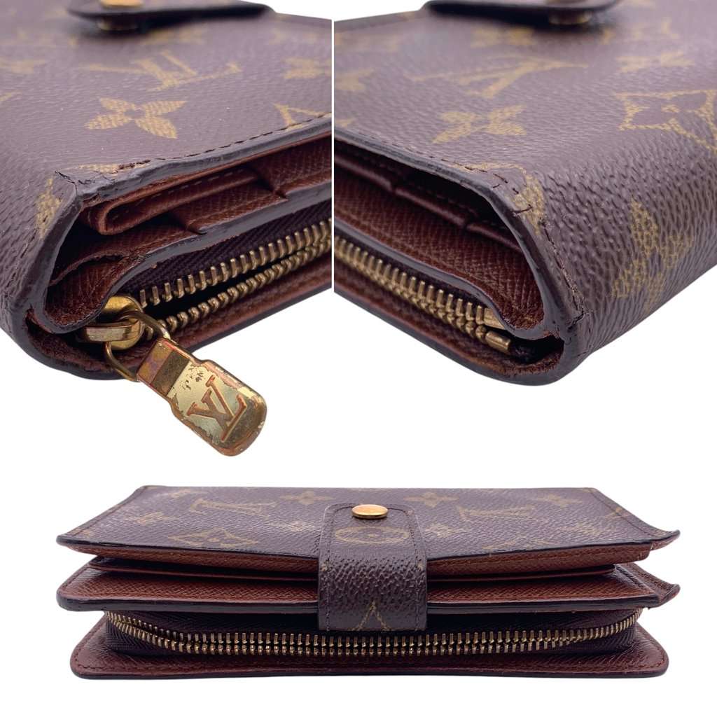 Louis Vuitton Wallet Brown Canvas Good - Inside View