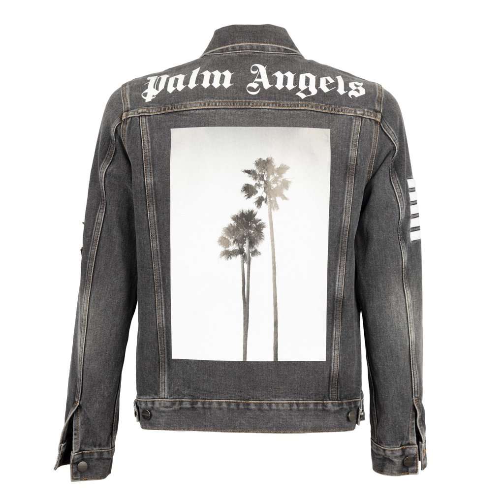 Unsigned Denim Jacket - '10s Grey Denim Good - Back View