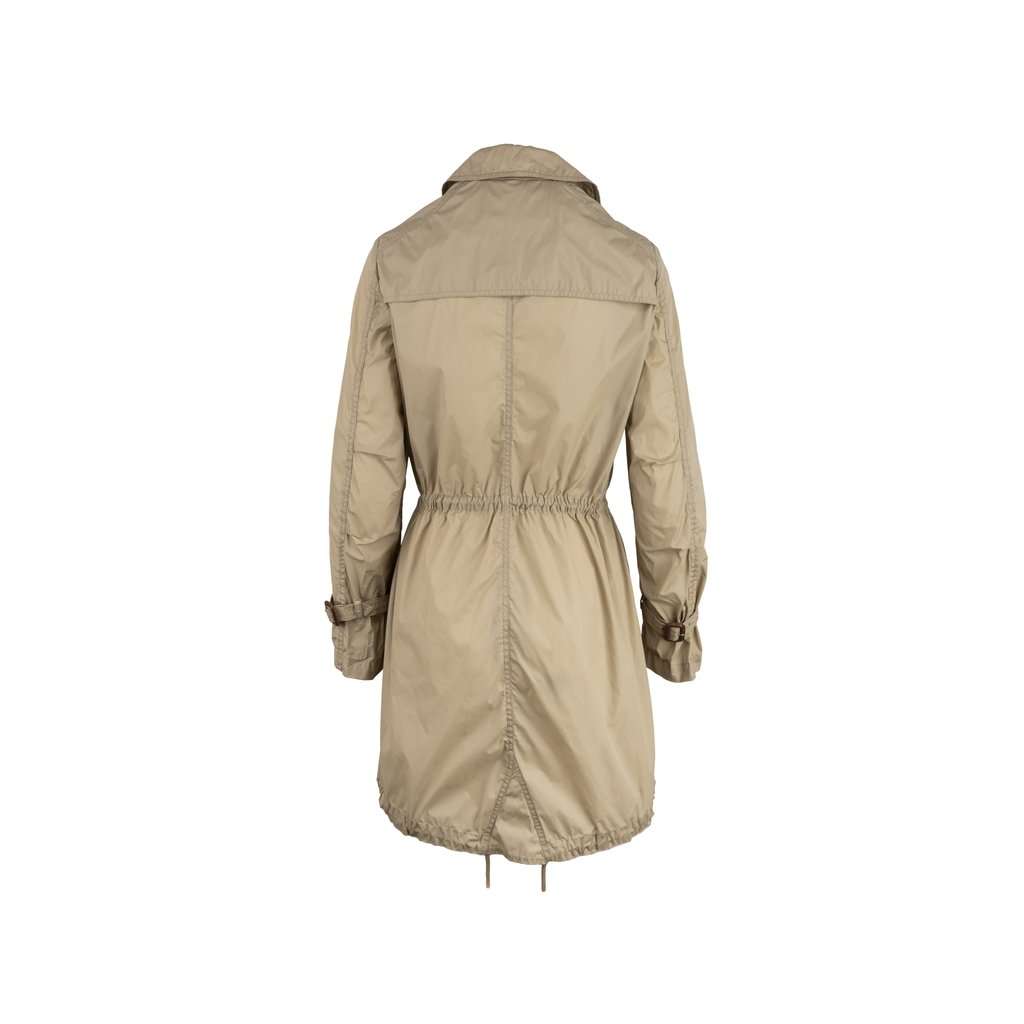 Moncler Trench Coat - '00s Beige Good - Back View