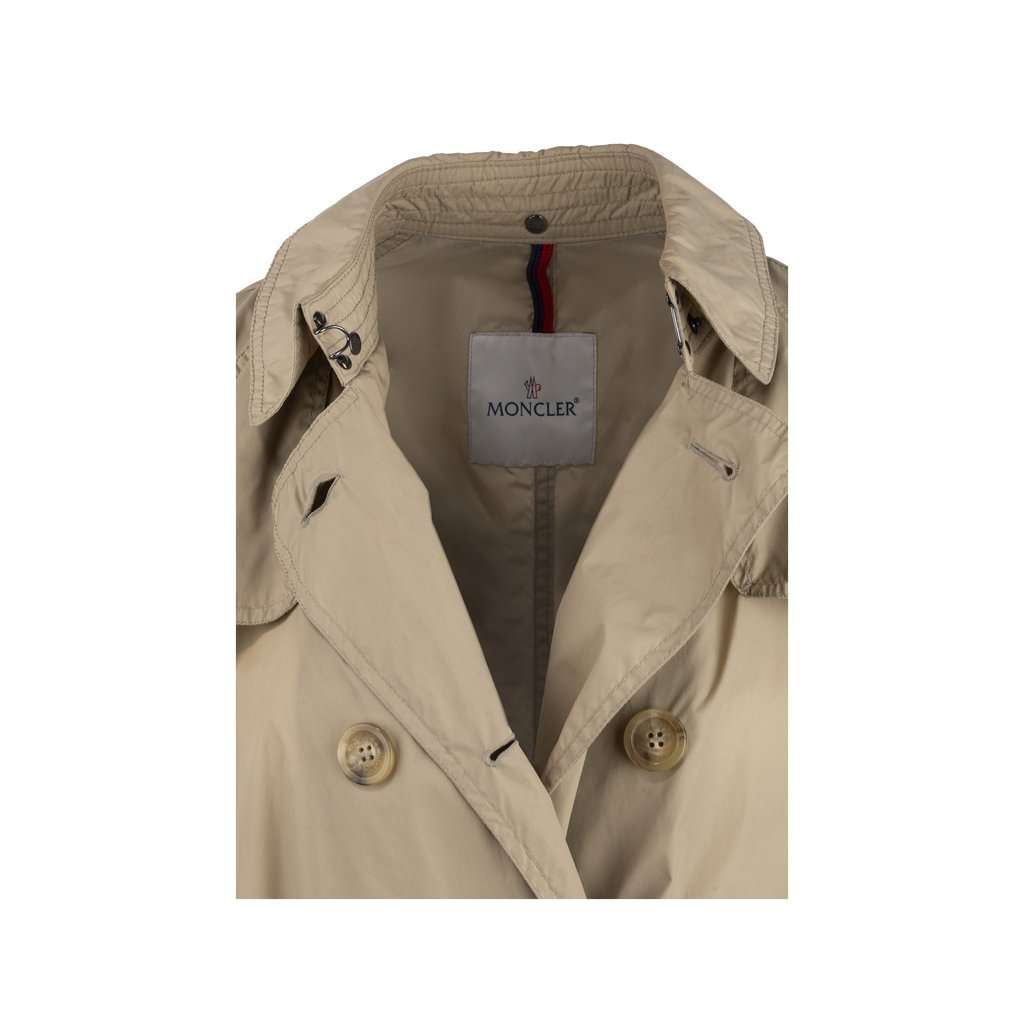 Moncler Trench Coat - '00s Beige Good - Inside View