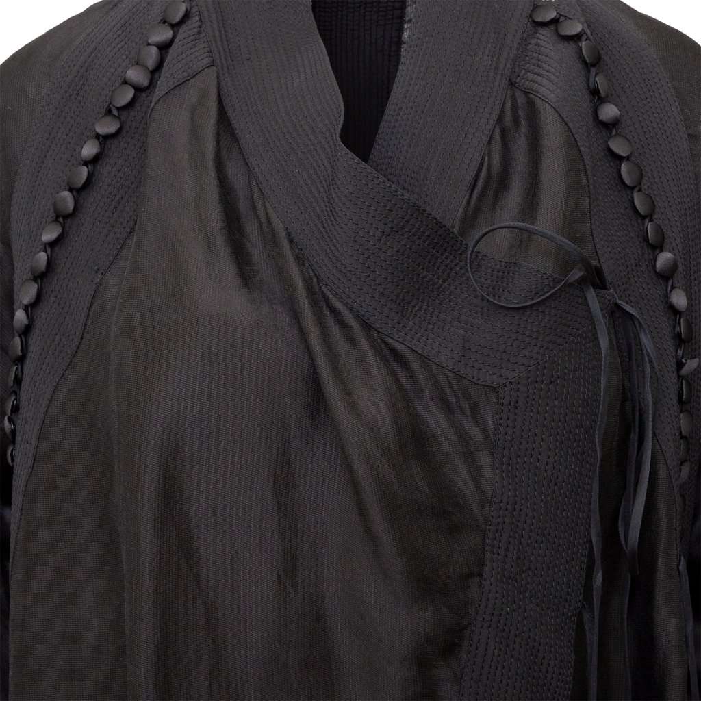 Unsigned Over Shirt - '10s Black Lace Good - Model View