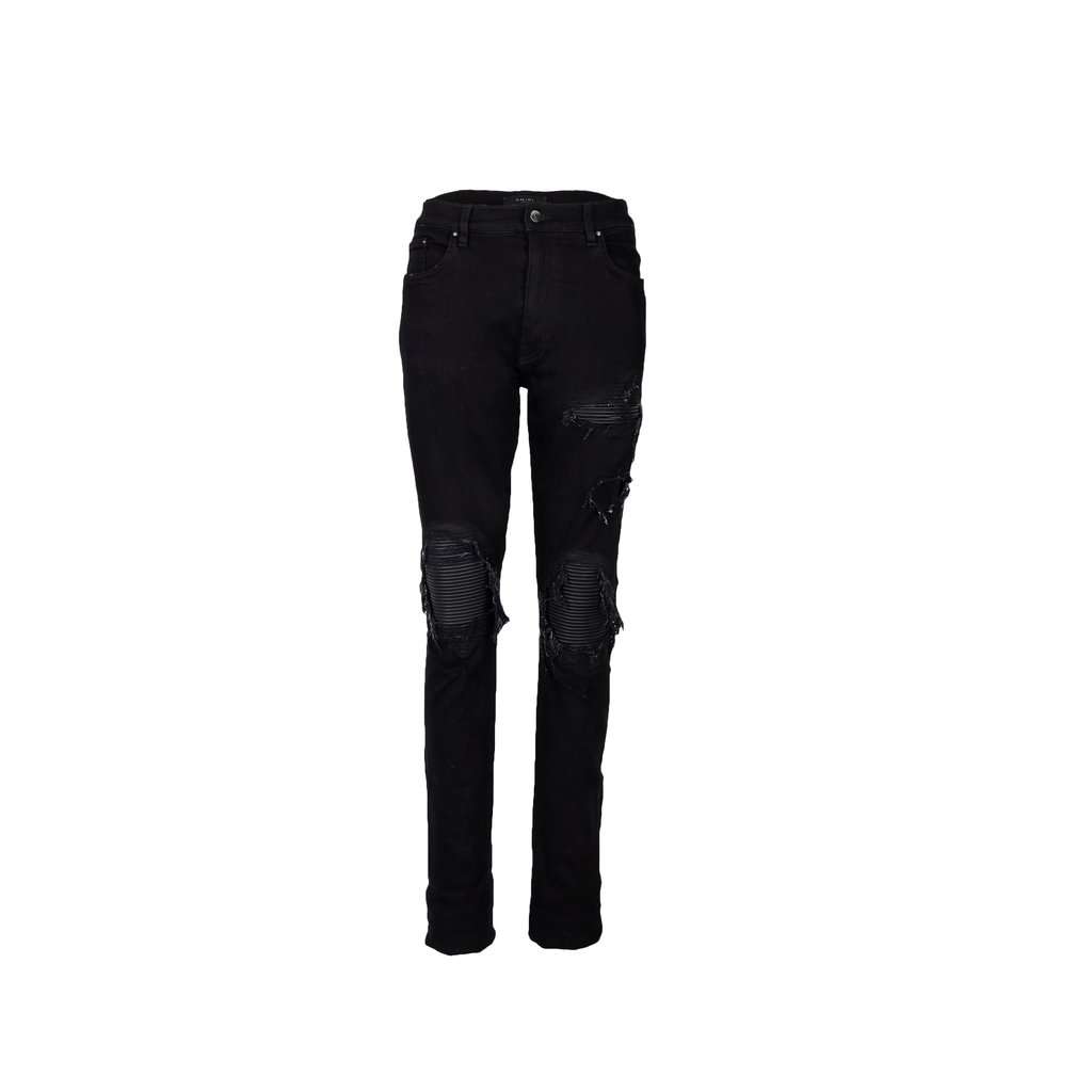 Amiri MX1 Jeans - '10s Black Good - Front View