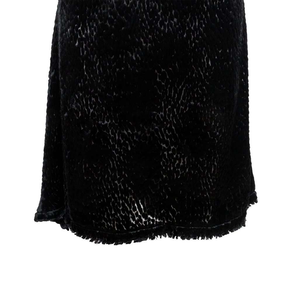 Vivienne Westwood Label Faux Fur Halter Dress - '90s Gold Silk Good - Model View