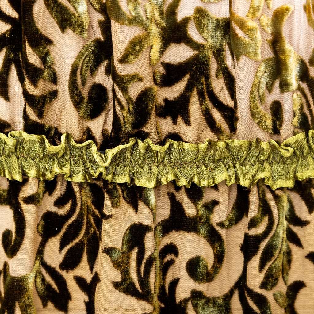 Roberto Cavalli Green Velvet Printed Dress - '00s Green Velvet Good - Box View