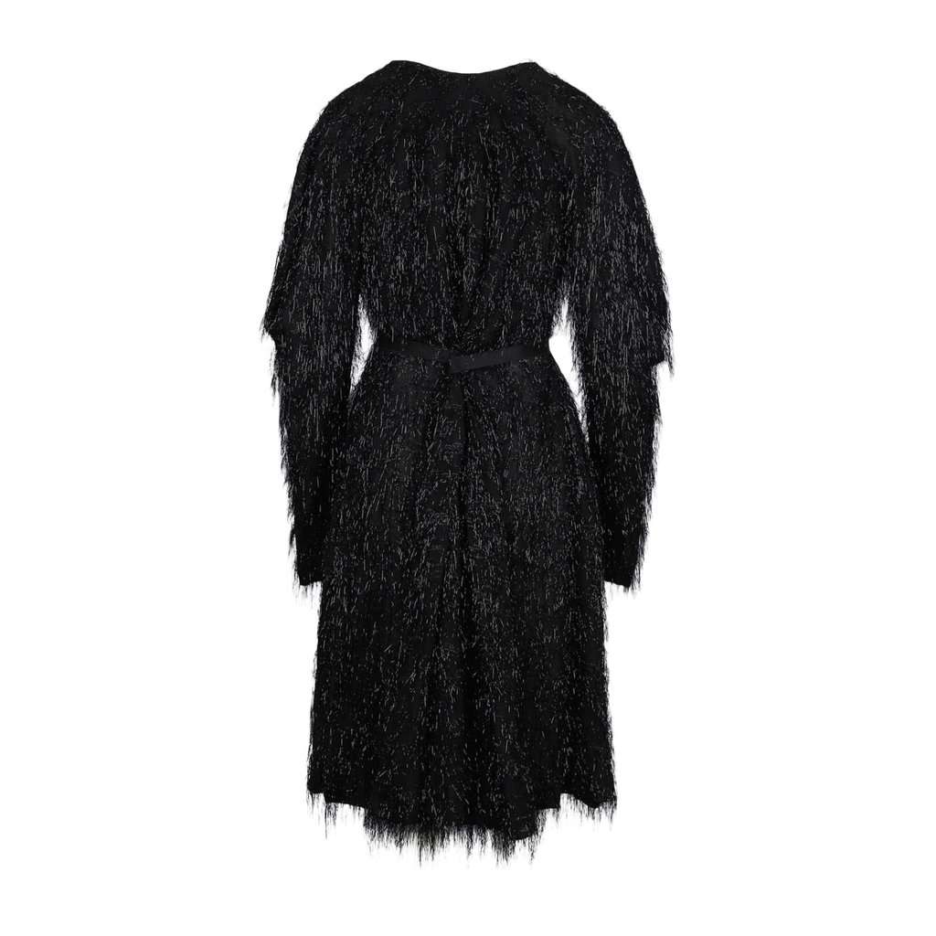 Vivienne Westwood Special Edition Glitter Fringe Dress - '90s Black Good - Back View