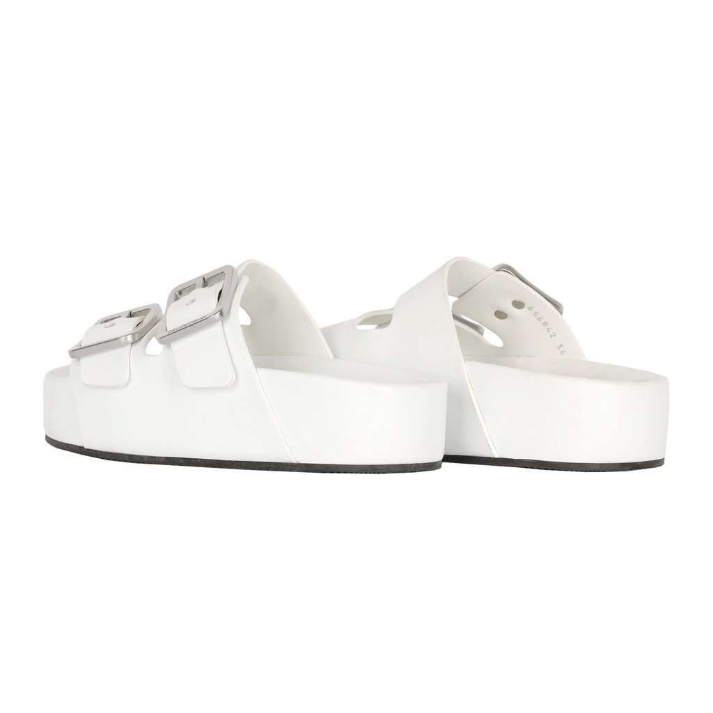 Balenciaga Mallorca Platform Sandal - '20s Red Leather Good - Inside View