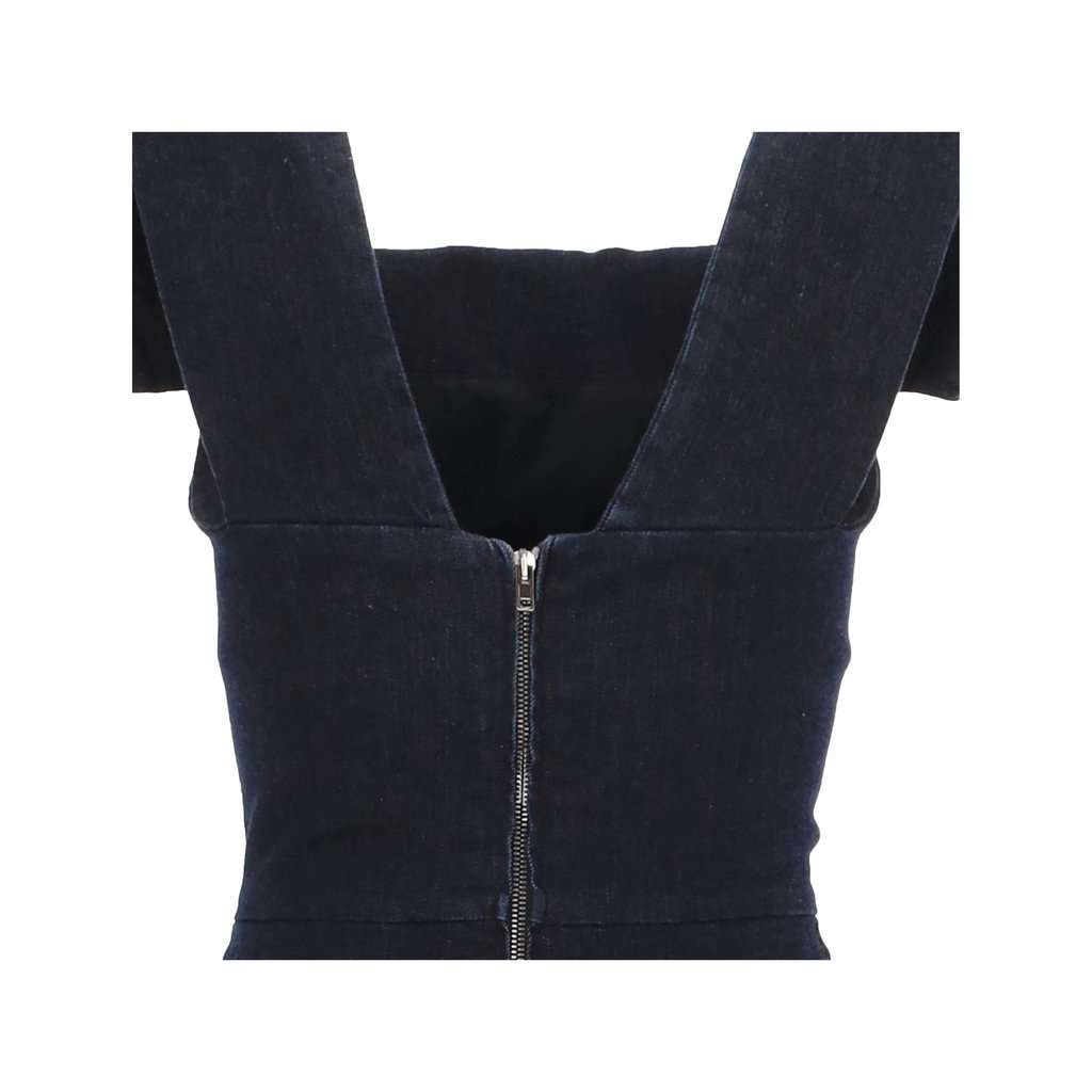 Vivienne Westwood Anglomania Denim Dress - '00s Red Denim Good - Model View